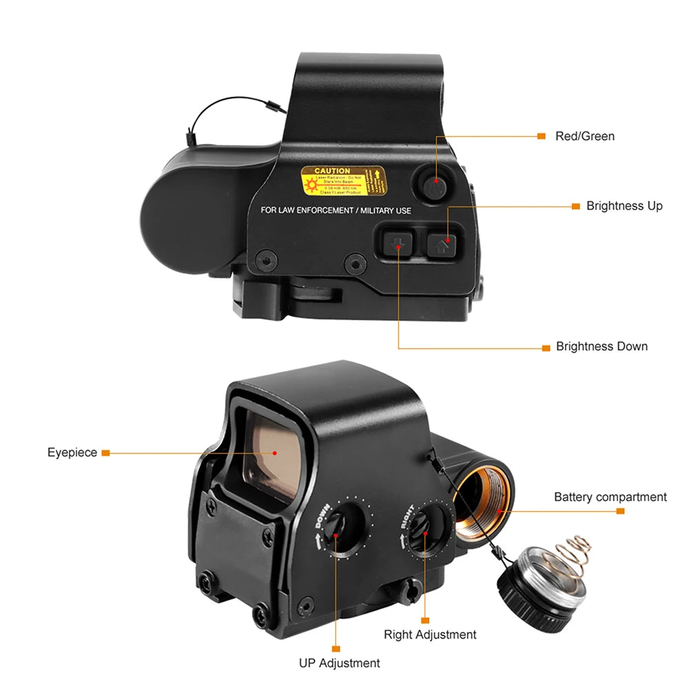 Bestsight 551 552 553 558 Holographic Dot Sight For 20mm Rail Airsoft Guns
