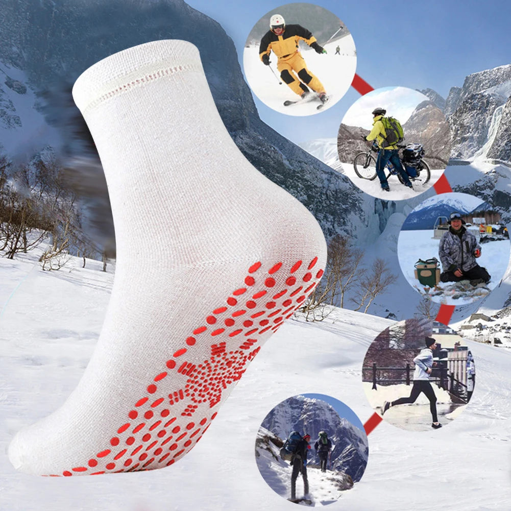 JOCESTYLE Foot Warmer Socks Self Heating Winter Outdoor