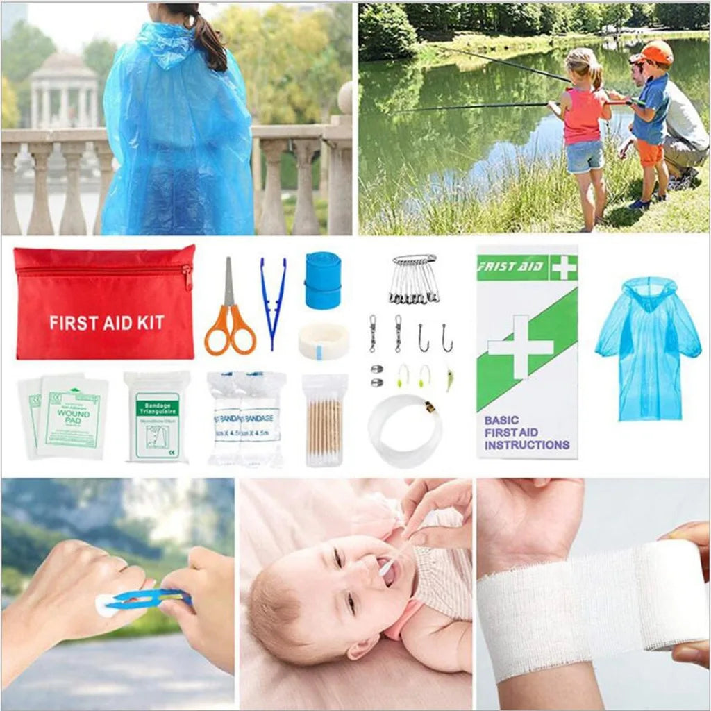 Survival First Aid Kit Outdoor Molle Emergency Bag for Camping