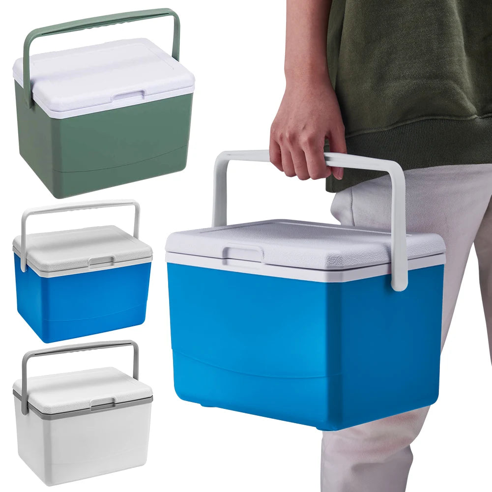 JOCESTYLE Camping Car Refrigerator With Handle Dual Temperature Cooler