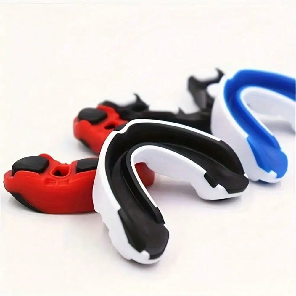 4 Piece EVA Shock Absorbing Sports Mouth Guards For Boxing
