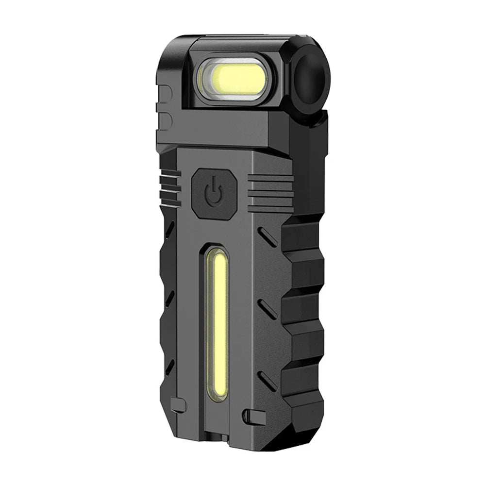 Shunmaii Magnetic LED Flashlight EDC USB Rechargeable Pocket Torch Waterproof