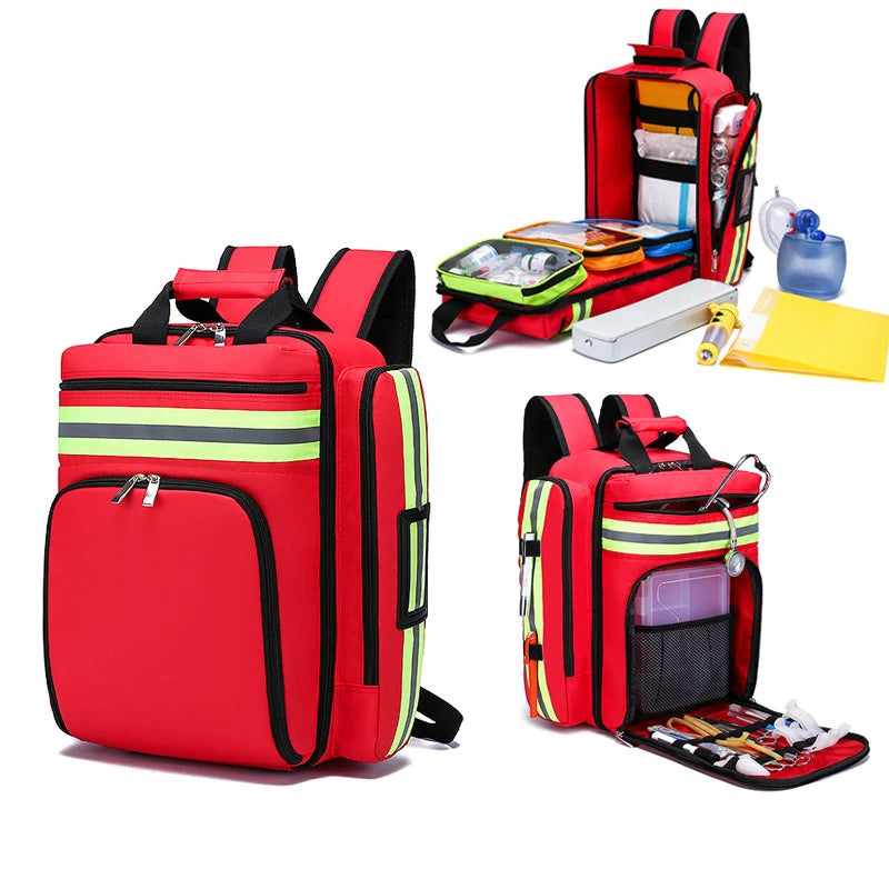 Disaster Relief Bag First Aid Kit Emergency Backpack Large Capacity