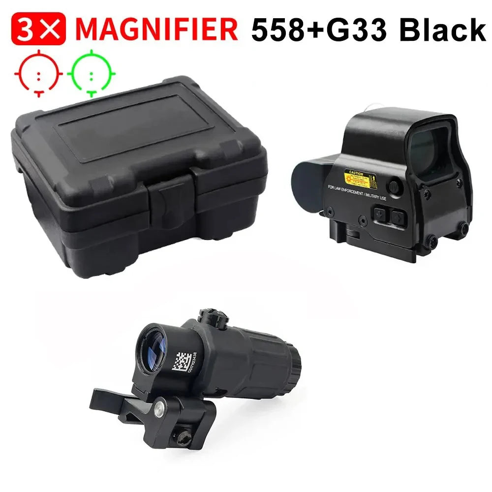 Bestsight 558 Holographic Collimator Sight 68MOA Ring Reticle