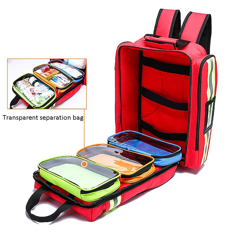 Disaster Relief Bag First Aid Kit Emergency Backpack Large Capacity