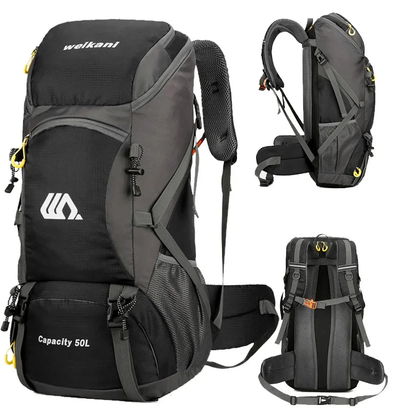 Scione Travel Backpack Waterproof Nylon Hiking Bag For Men