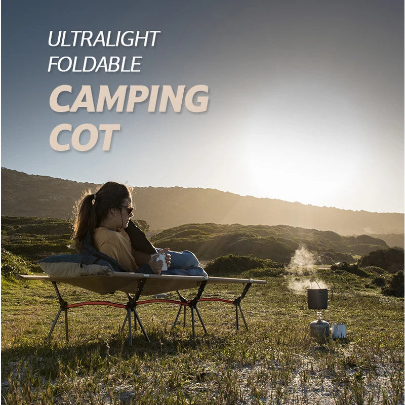 West Tune Camping Cot With Leg Extenders Ultralight Folding Bed