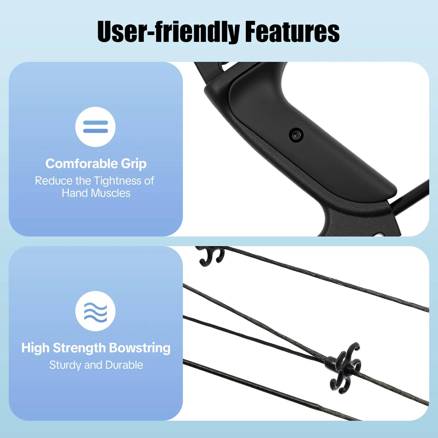 Compound Bow Right Hand Hunting Kit With 3 Pin Sight