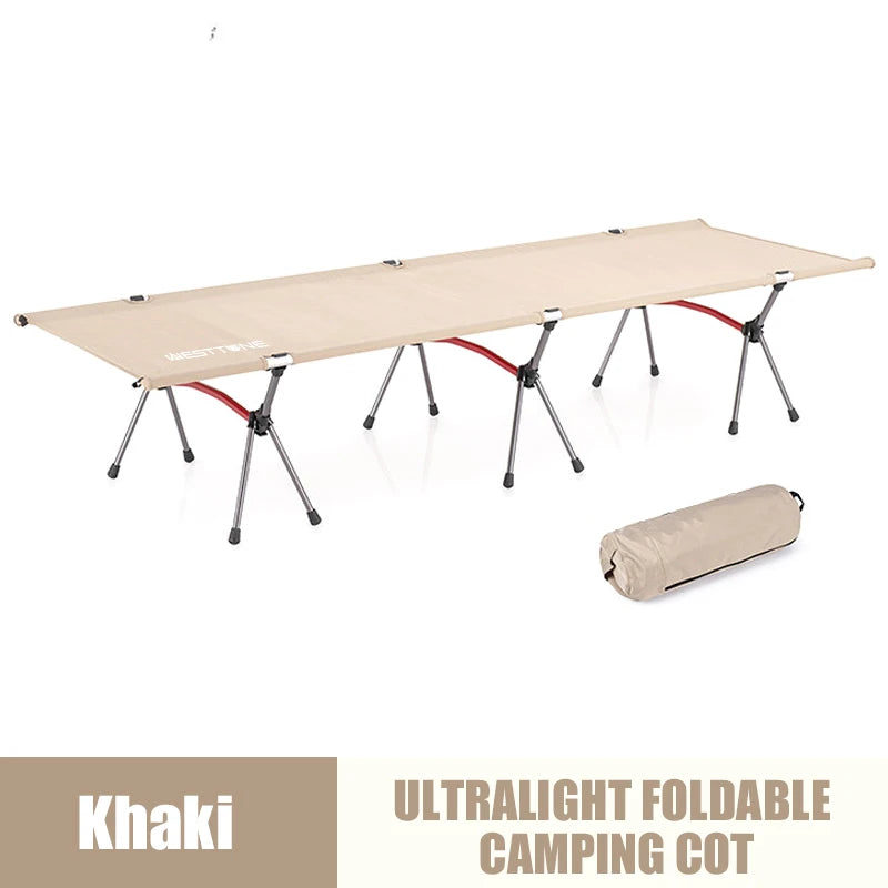 West Tune Camping Cot With Leg Extenders Ultralight Folding Bed