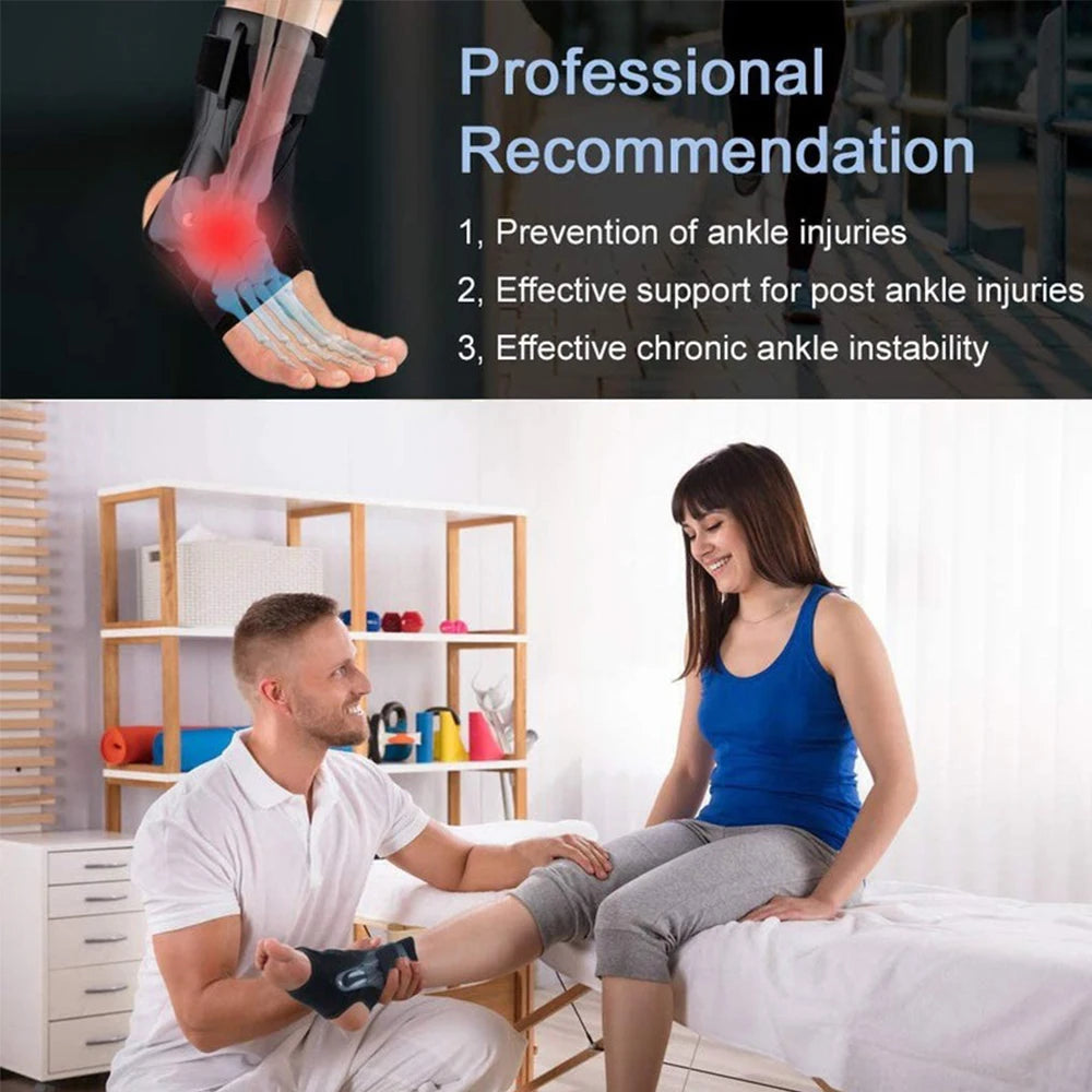 SPOSAFE Ankle Support Brace for Sports Breathable Compression