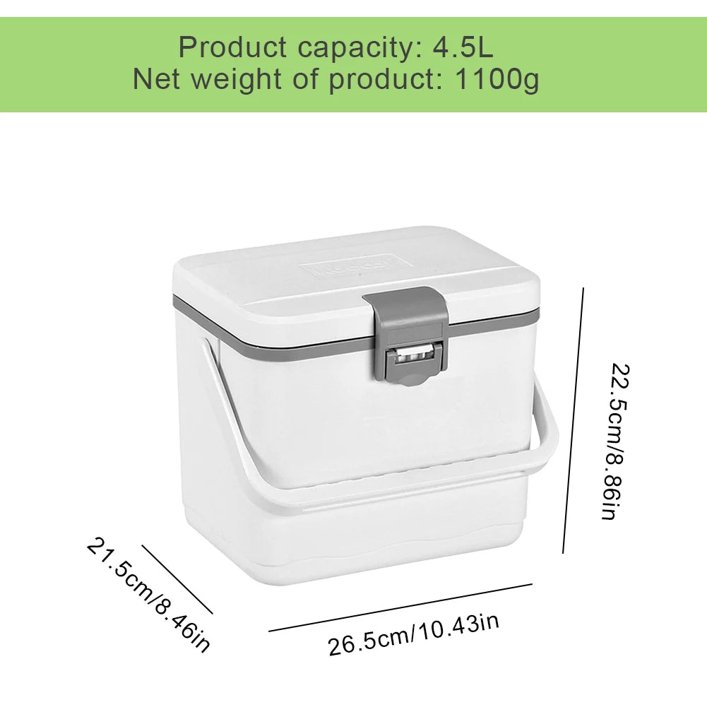 JOCESTYLE Camping Car Refrigerator With Handle Dual Temperature Cooler