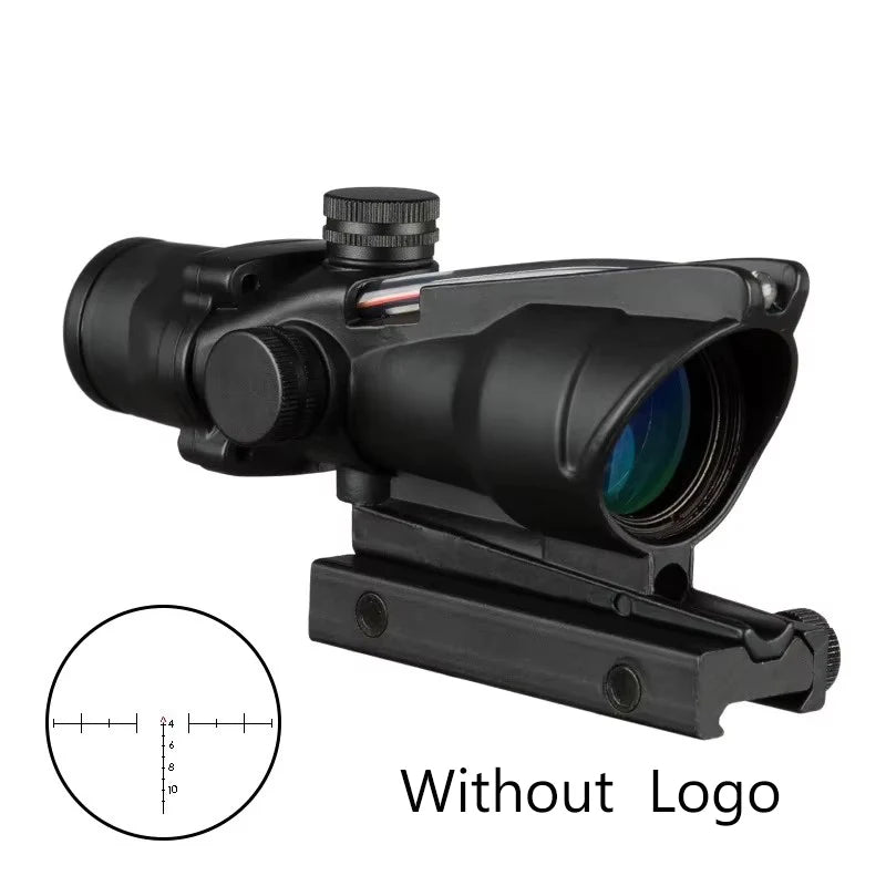 Bestsight 4x32 Riflescope Fiber Optics Red Dot Illuminated